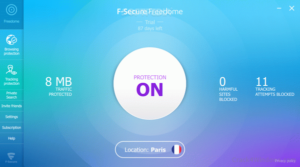 f secure freedome serial key